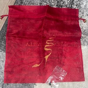 NWOT Rene CAOVILLA  authentic designer DUSTBAG & replacement shoe 👠 heel/tip